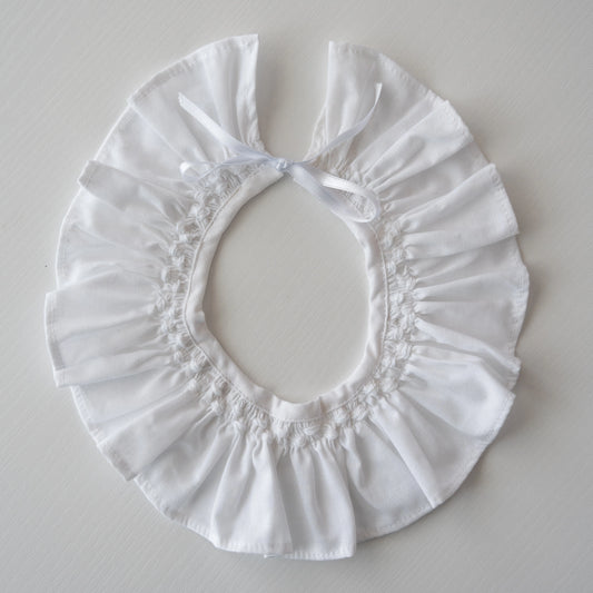 Cuello Bordado Blanco
