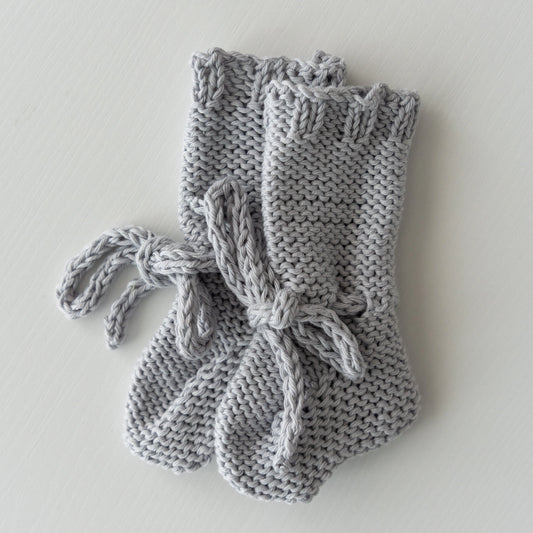 Botita Alta Gris Perla
