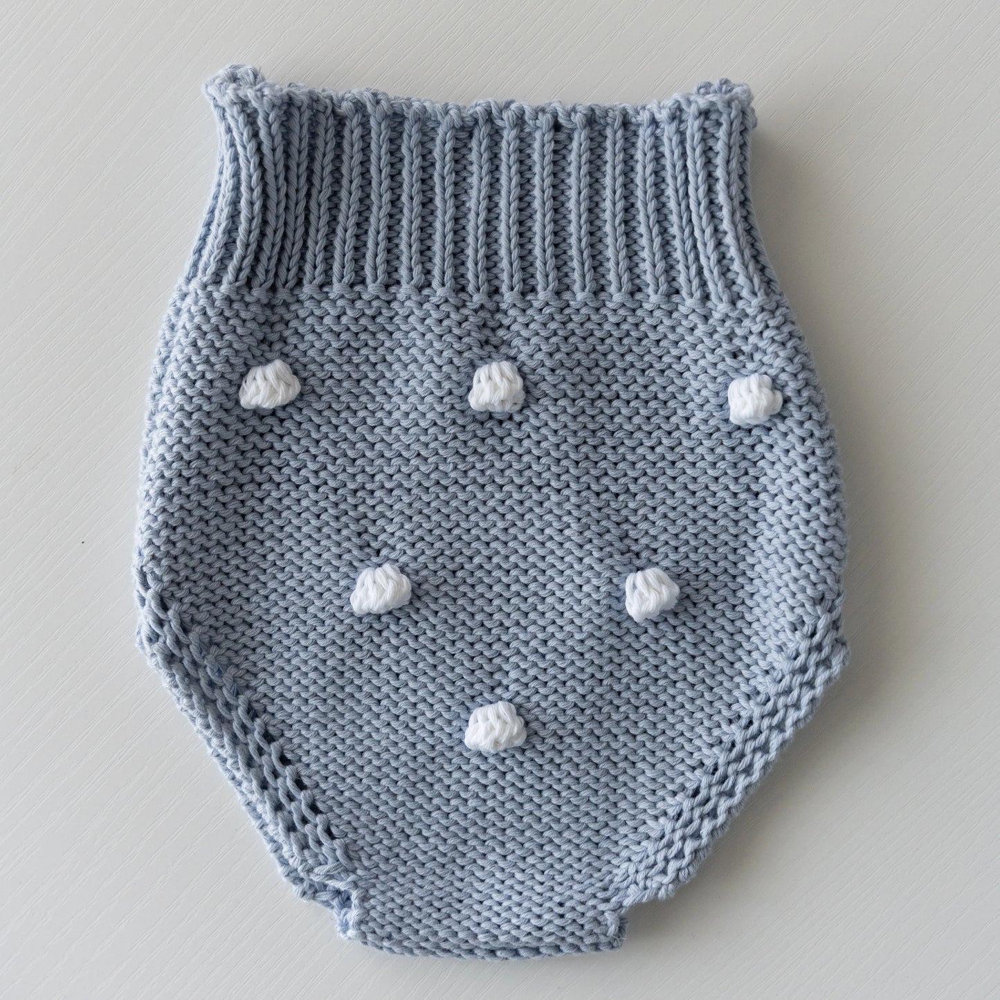Cubrepañal Bodoque Azul Empolvado y Blanco (Copia)