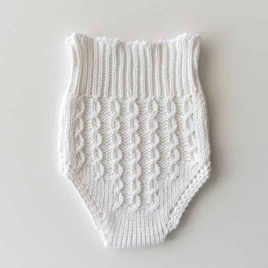 Cubrepañal Casilda Blanco